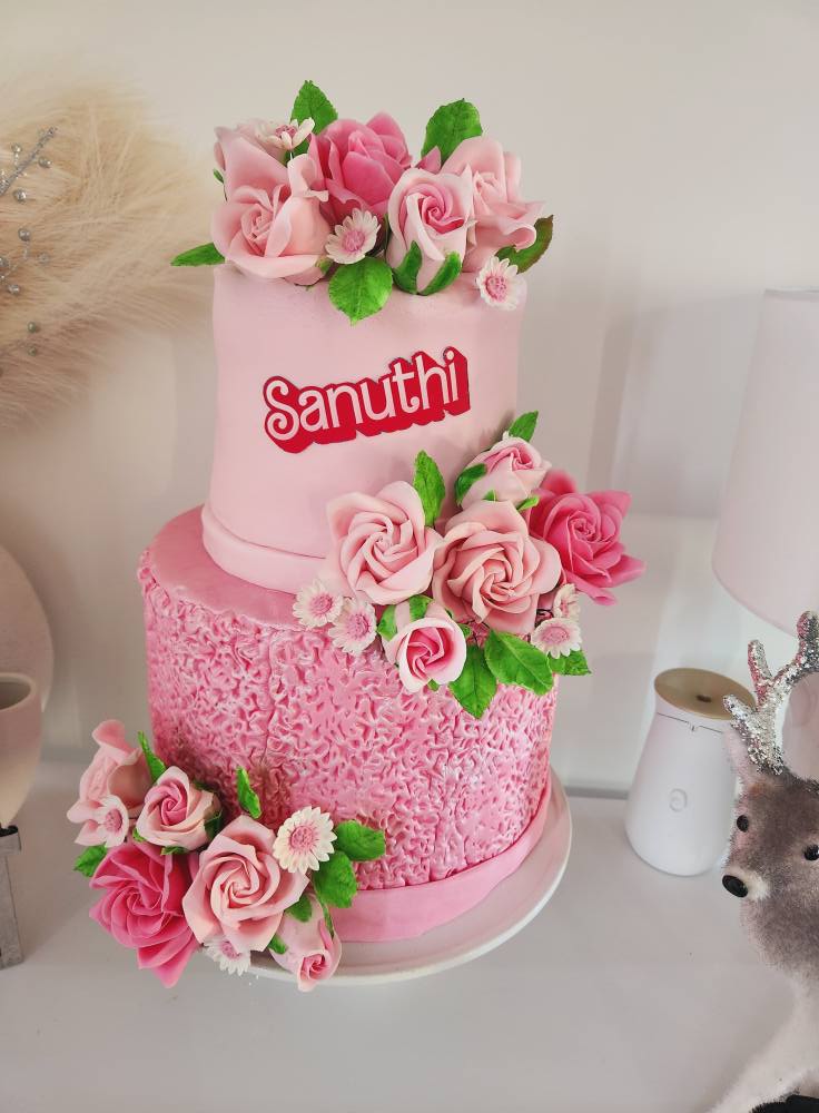 Celebration birthday cake by Rovin's Cake